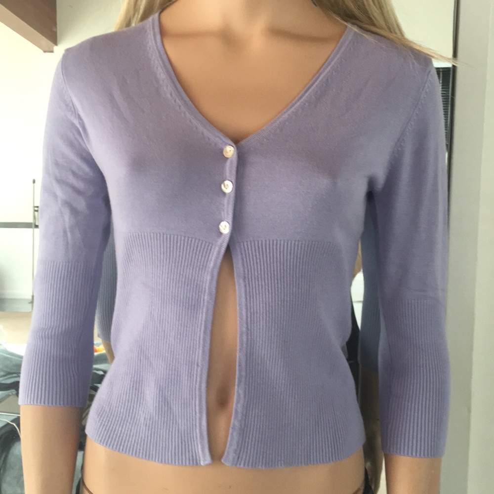 Pretty "Khaki Sport" Lavender Lt. Weight Sweater